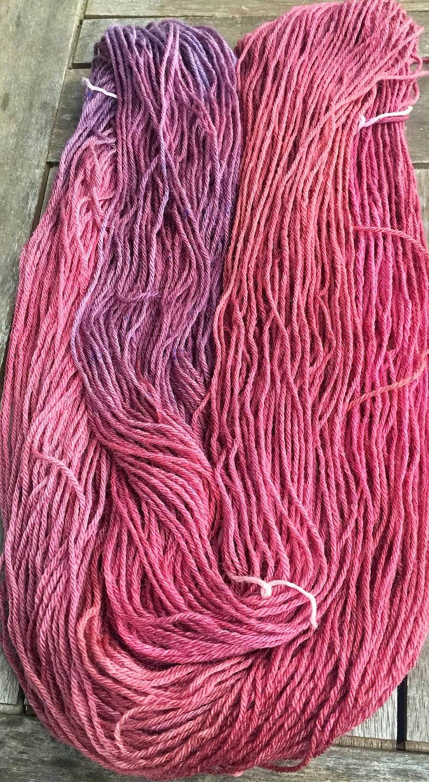 Purple Rainbow Yarns Hand Dyed Yarns DK Hand Dyed Yarn Grapes and