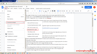 Cara Mengubah Dokumen Word menjadi PDF secara Online menggunakan Google Drive