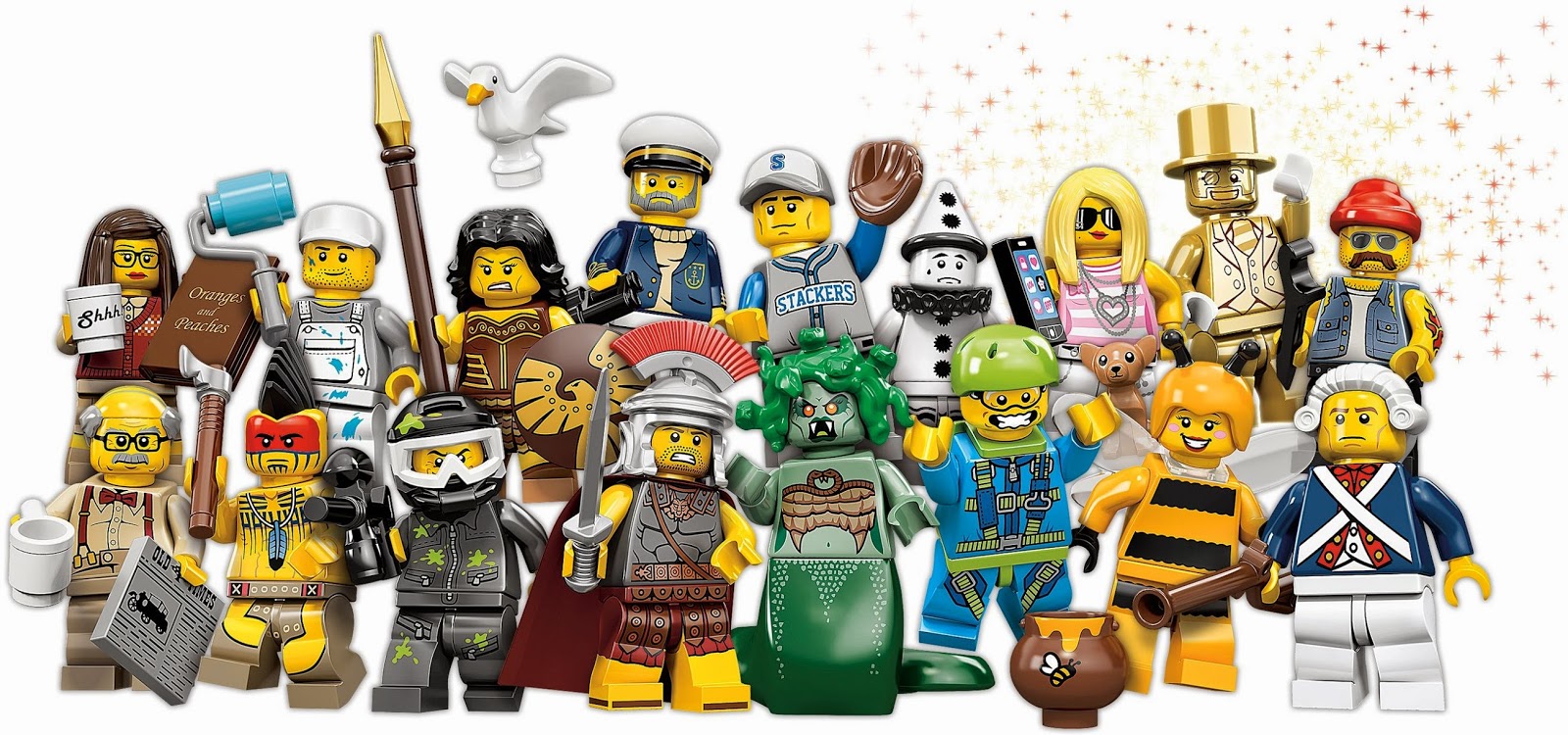 Lego Series 10 Minifiguras hoja de instrucciones Folleto Volante Lista