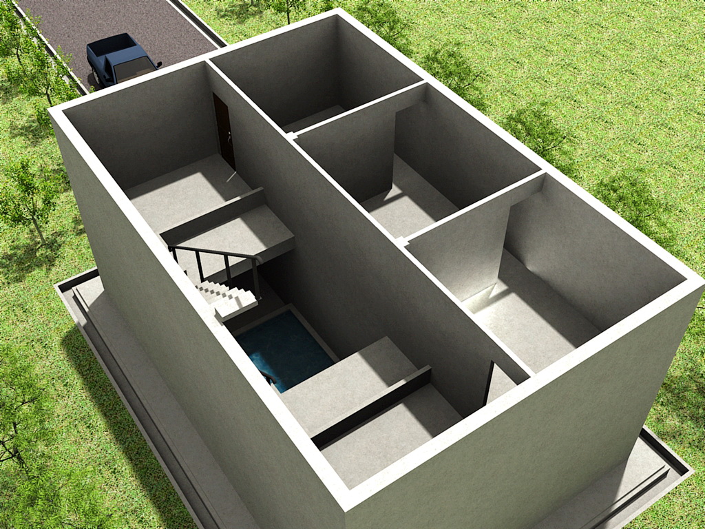 Panduan Bangunan Rumah Gambar Desain 3D Rumah Walet Part 2
