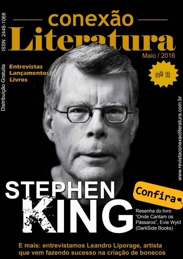 Revista Conexão Literatura traz materias especiais sobre o autor Stephen King