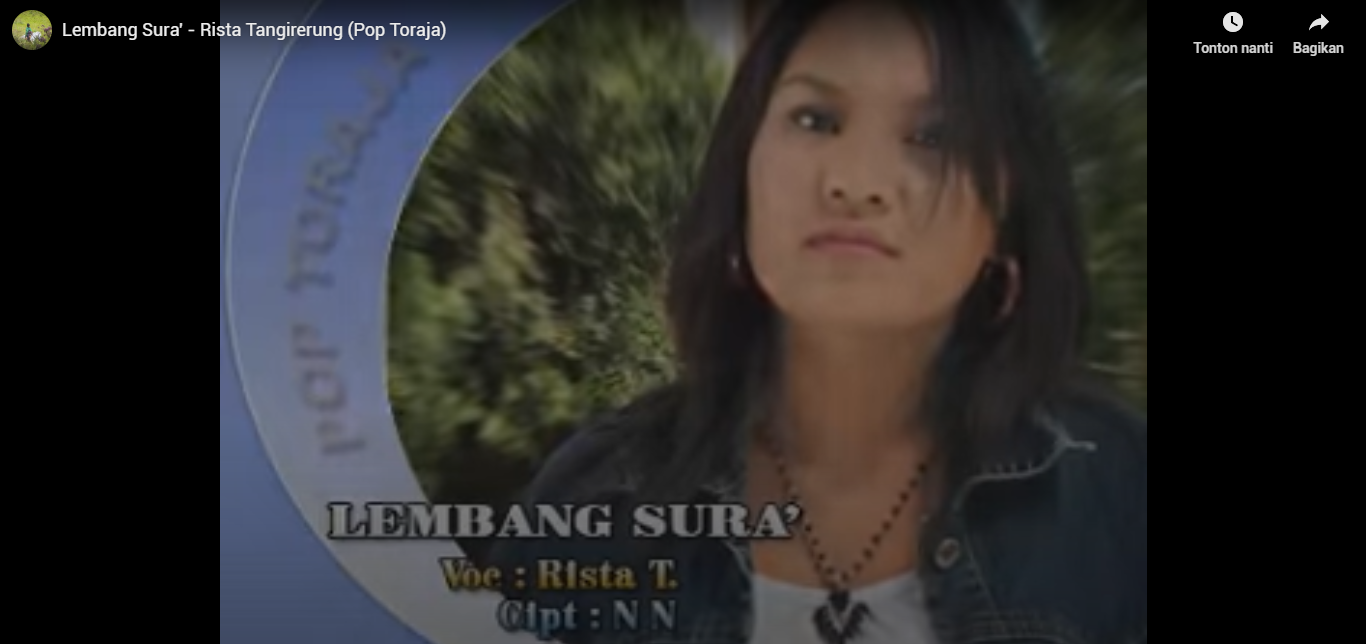 Lirik Lagu Lembang Sura Lagu Toraja Lama Lirik Lagu Lembang Sura Lagu Toraja Lama