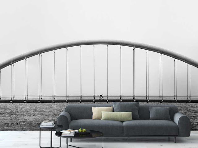Walls and Murals Custom Wallpapers: Black and White Wallpaper For Walls