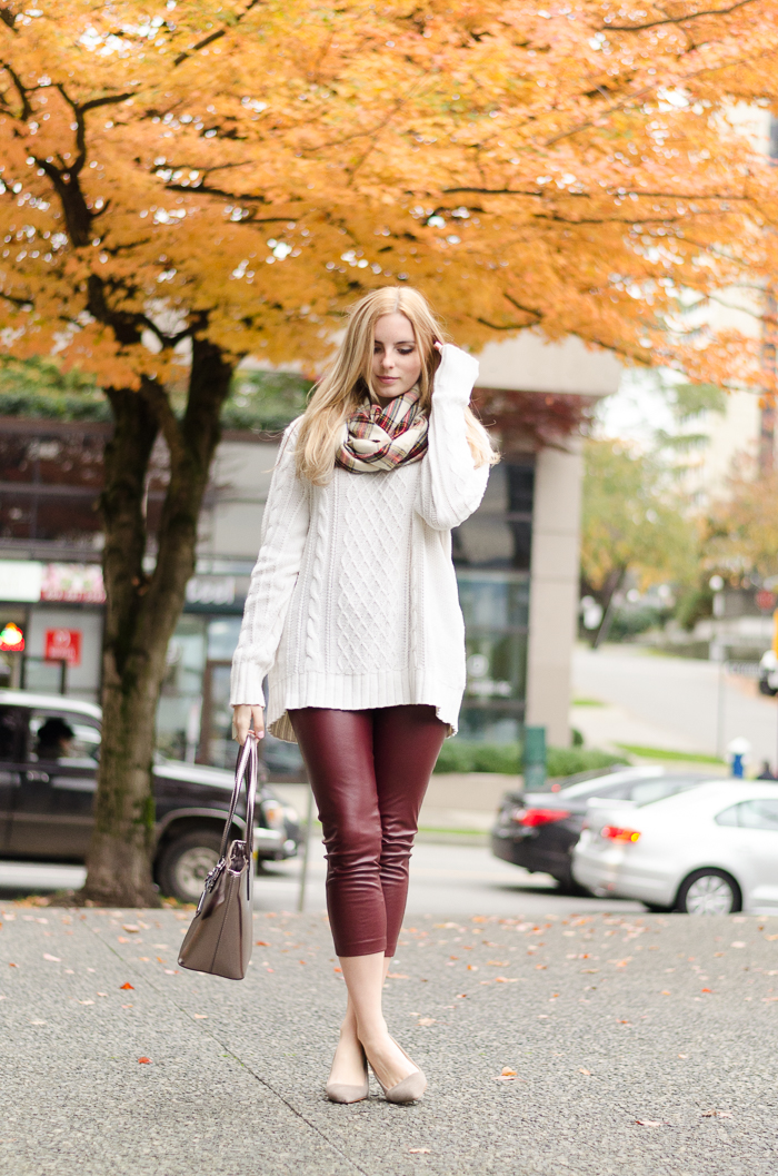 How to Style Leather Leggings Vancouver Style Blog The Urban Umbrella