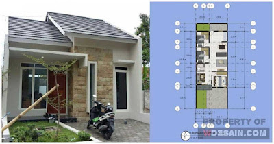 Contoh Desain Rumah Minimalis 6x11 1 Lantai