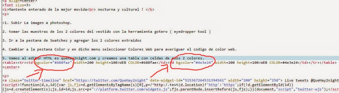 vestido azul negro blanco dorado problema solucion colores web html codigos