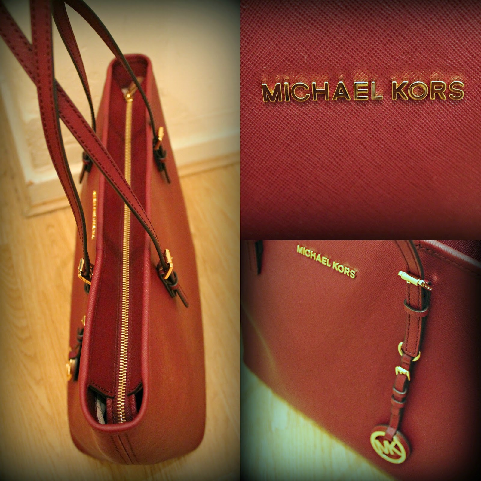 michael kors zip top