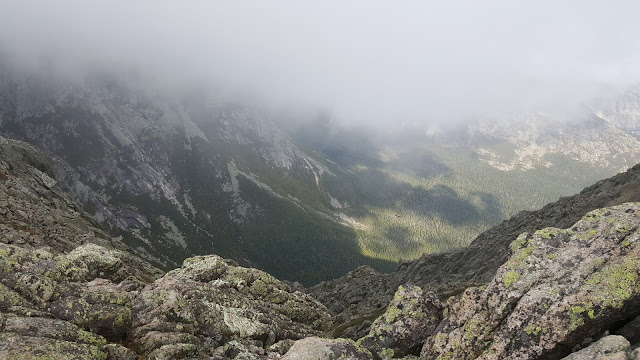 Vue à partir du sentier en direction du mont Katahdin