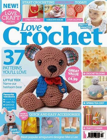 'Love crochet traditional teddy
