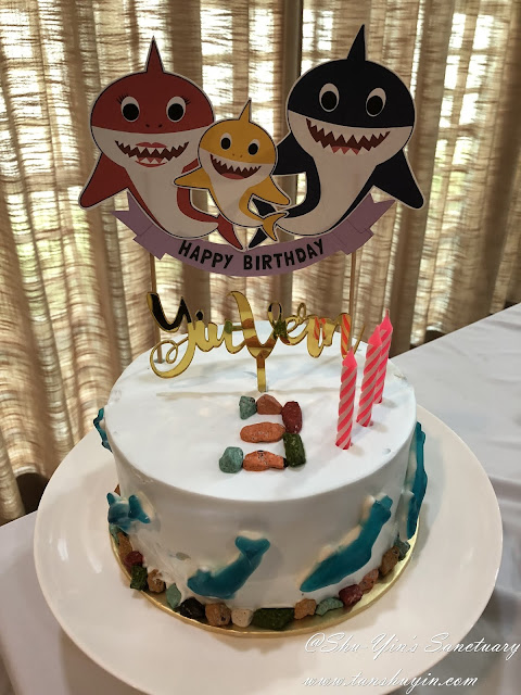 Shu Yin S Sanctuary Vern S 3yo Baby Shark Birthday Cake