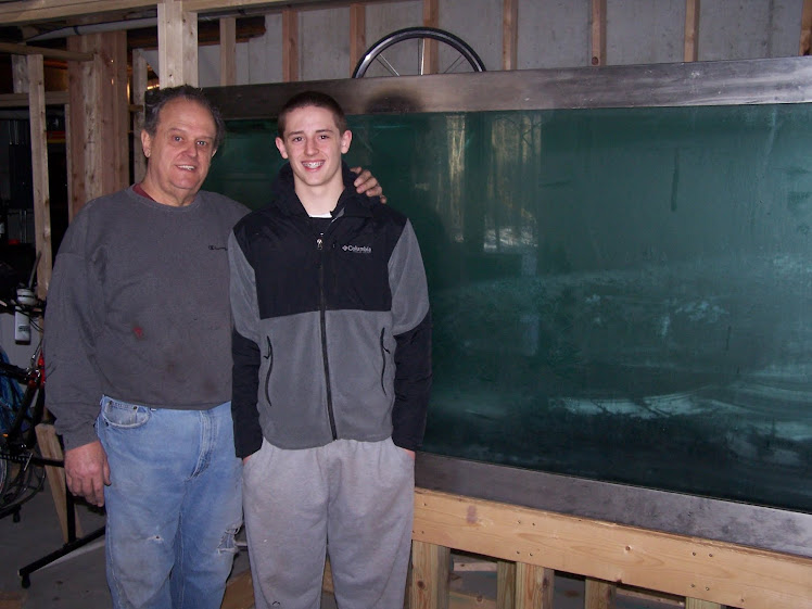 Dad and Joey with 388gal.