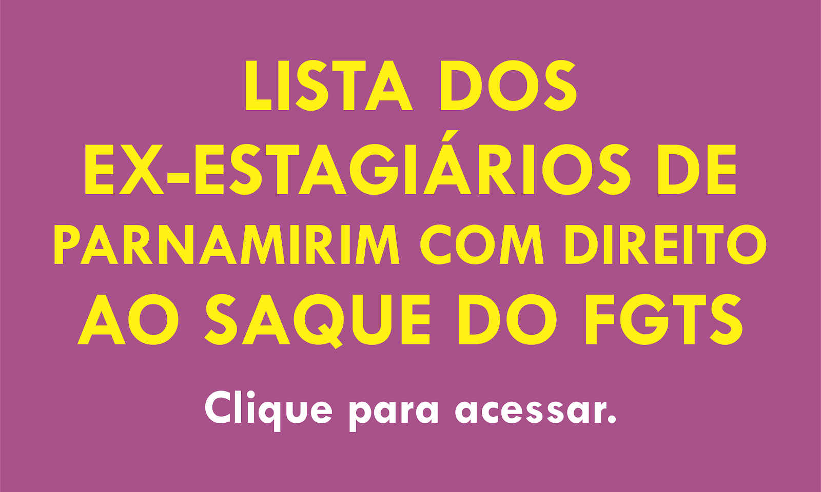 ACESSE A LISTA