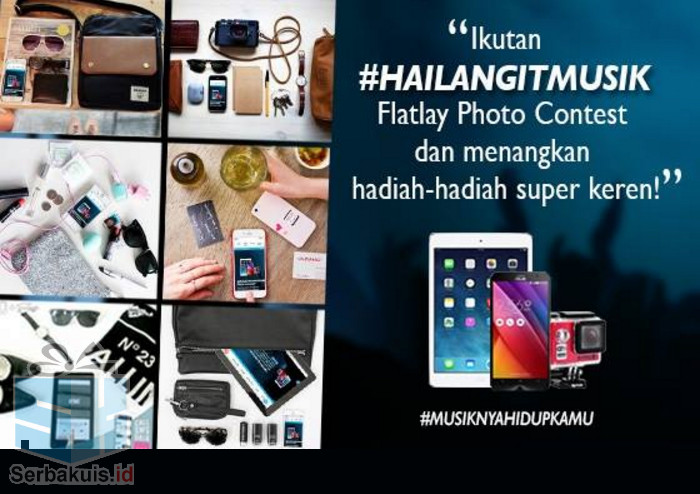 Kontes Foto Flatlay LangitMusik Berhadiah iPad Mini 2