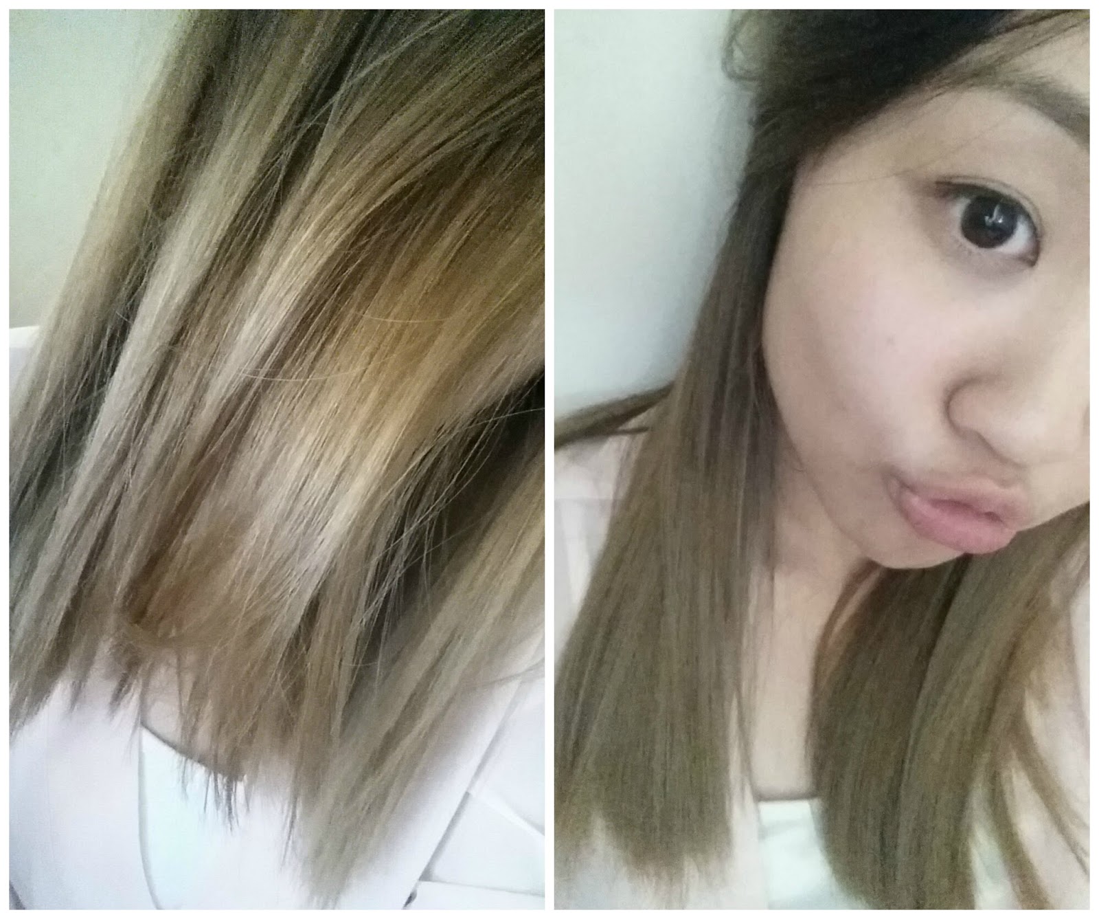 Ash Blonde Ombre Long Hairstyle