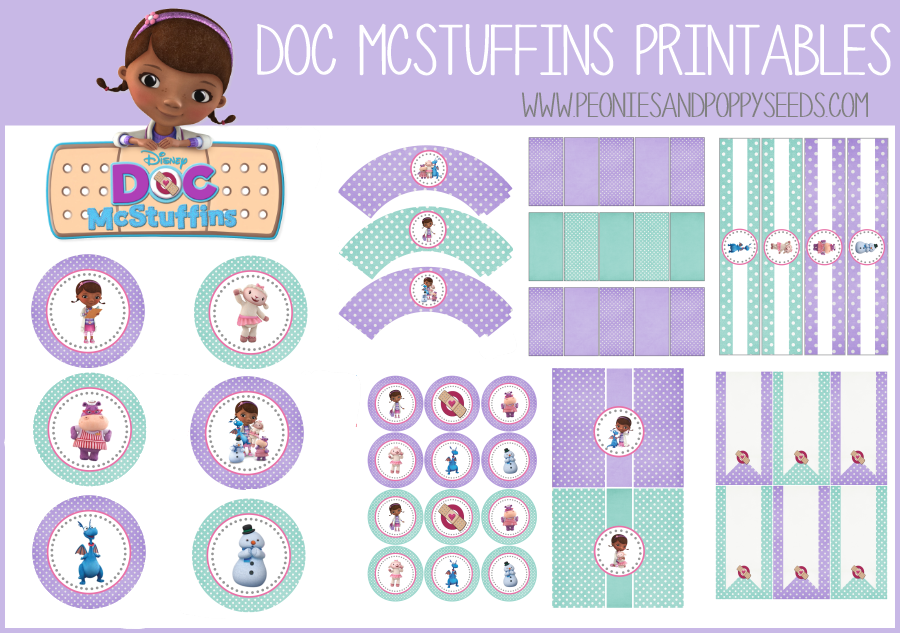 Doc Mcstuffins Birthday Party Free Printables