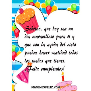 Feliz Cumpleaños Sobrino