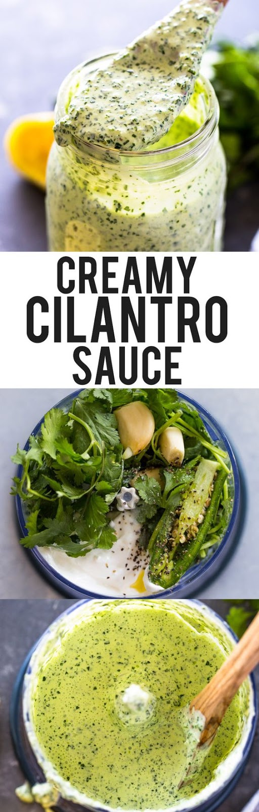 The BEST Creamy Cilantro Sauce Easy Food