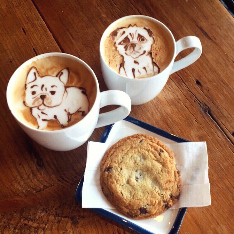 Himalayan Java Coffee Toronto Eglinton Yonge best cutest latte art
