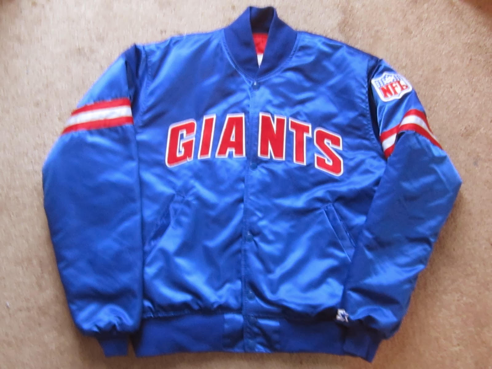 Vintage Sports Apparel Vintage MINT NWOT NY New York giants Satin