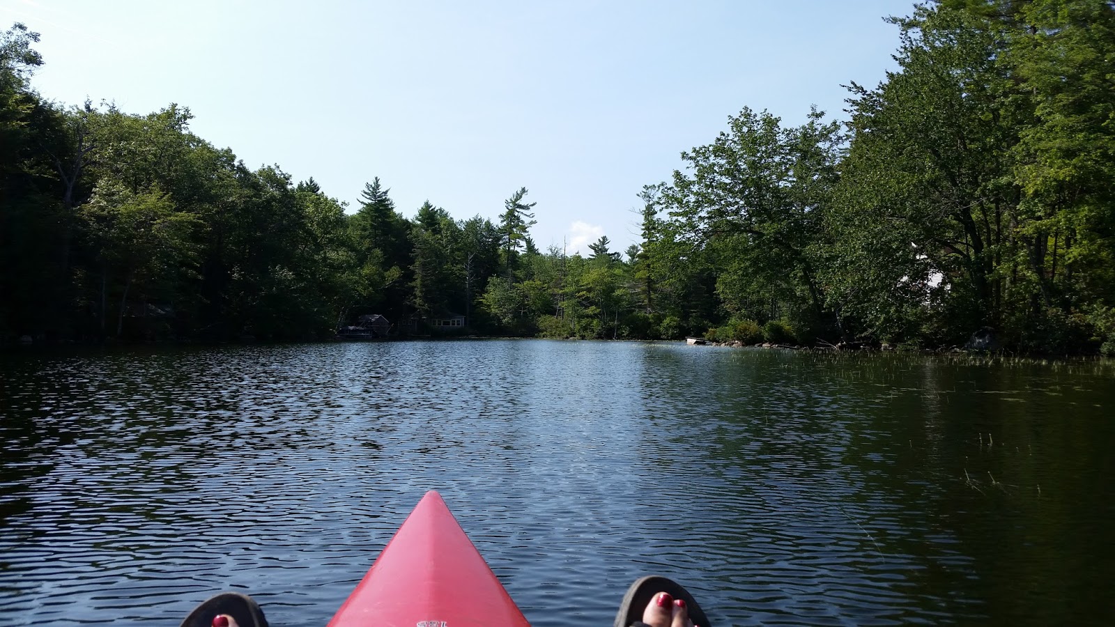 Recreational Kayaking in Maine Peabody Pond, Sebago/Bridgton, Maine