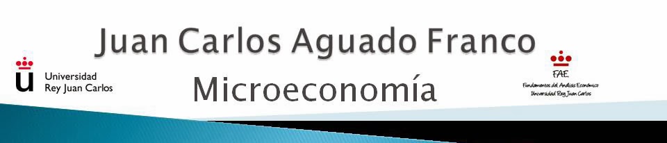 Juan Carlos Aguado Franco. Ejercicios resueltos de microeconomía, vídeos, cursos gratis