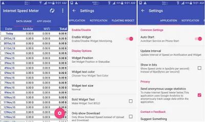 تطبيق على أندرويد لإظهار سرعة الإتصال بالشبكة عبر شريط الإشعارات, تطبيق Internet Speed Meter مكرك, تطبيق  Internet Speed Meter عضوية فيب