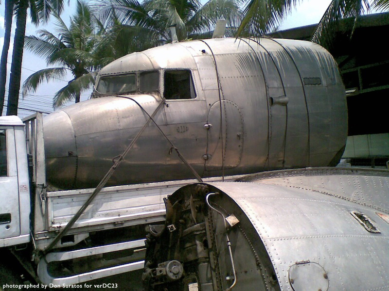 Douglas DC3 airplane scraps for SALE! Don Suratos aka DC23