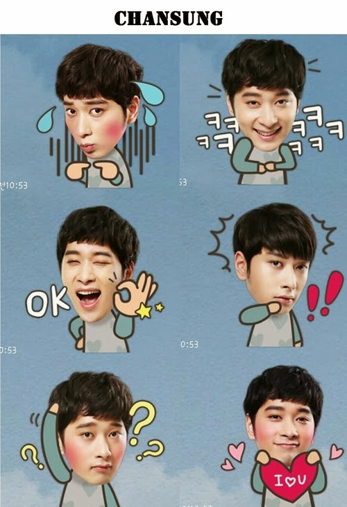 Everything About 2PM [Poster] 2PM NAVER BAND stickers have been