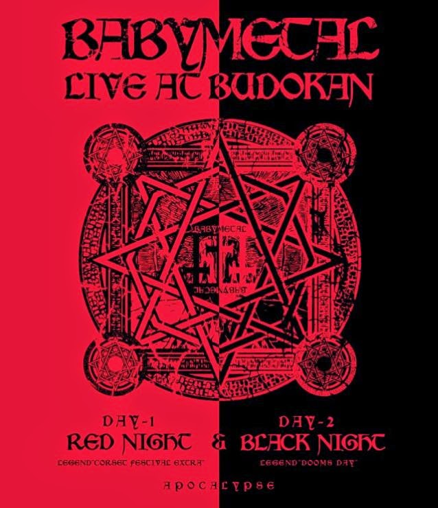 BabyMetalTo Release DVD/Blu-Ray "Live At Budokan: Red Night & Black