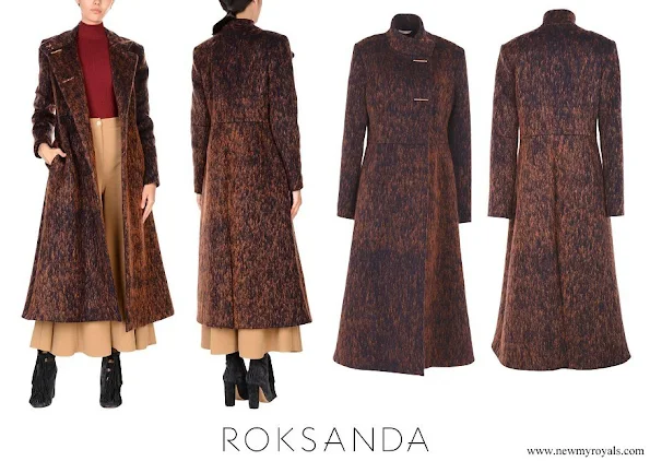 Kate Middleton in Roksanda Ilincic Brick-red Coat