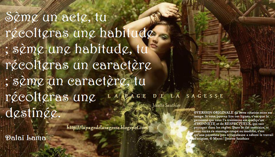 Citation Dalai Lama Travail
