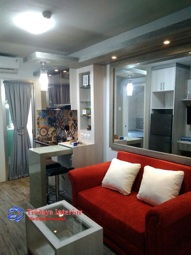 Cv Tridaya Interior Interior Apartemen Kalibata City 2 Kamar Cv Tridaya Interior Interior Apartemen Kalibata City 2 Kamar