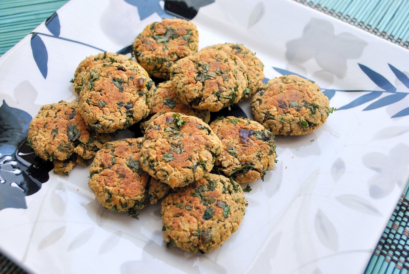 Baked Chickpea Patties (Bolinhos de Grão de Bico Assados) The Green