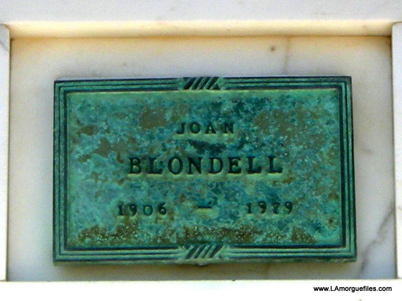 Los Angeles Files Actress Joan Blondell 1979 Forest Lawn