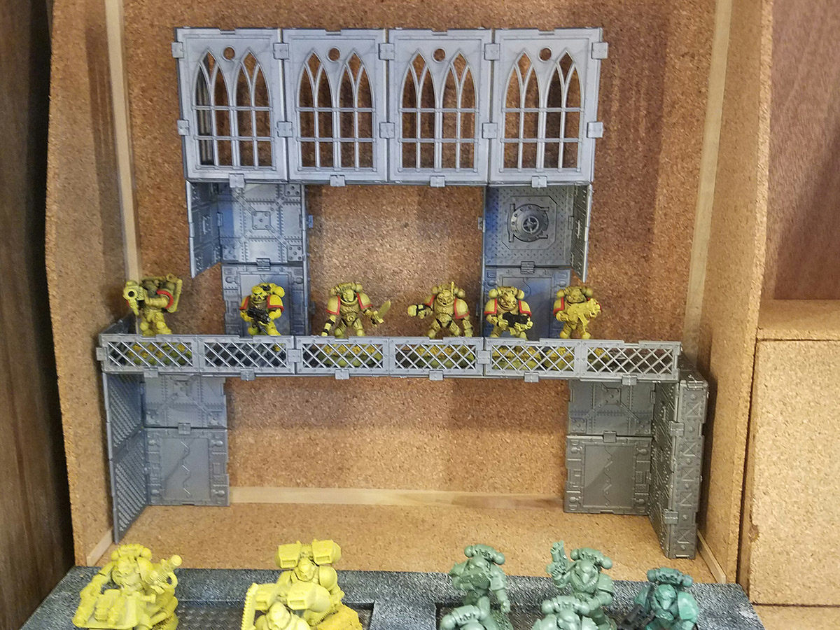 Warhammer 40k Refit Display Case Progress Pt 2