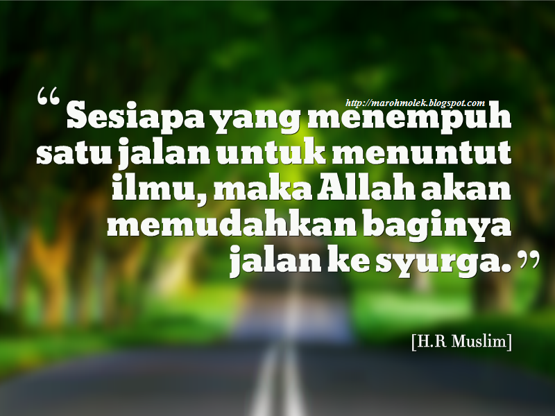 Malu Malu Sharing Menuntut Ilmu Agama Mempermudahkan Jalan Syurga jpg (800x600)