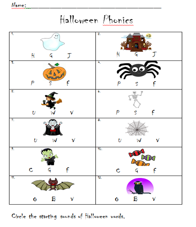 Miss Michelle´s English Blog 2015 Phonics and Happy Halloween!
