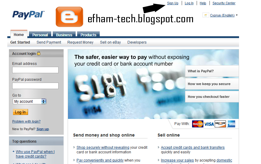 افهم تقنيه حصريا طريقة التسجيل فى Paypal فى مصر