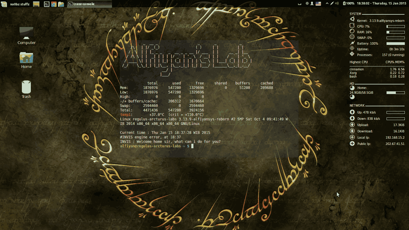 Devilspie pada Linux Mint 13 Maya