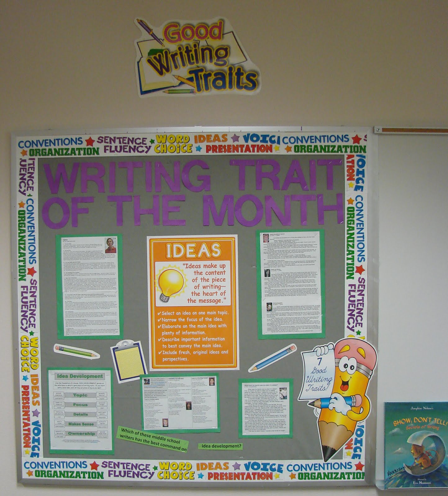 Teach Writing Right Writing Trait Of The Month Bulletin Board teach-writing-right-writing-trait-of-the-month-bulletin-board