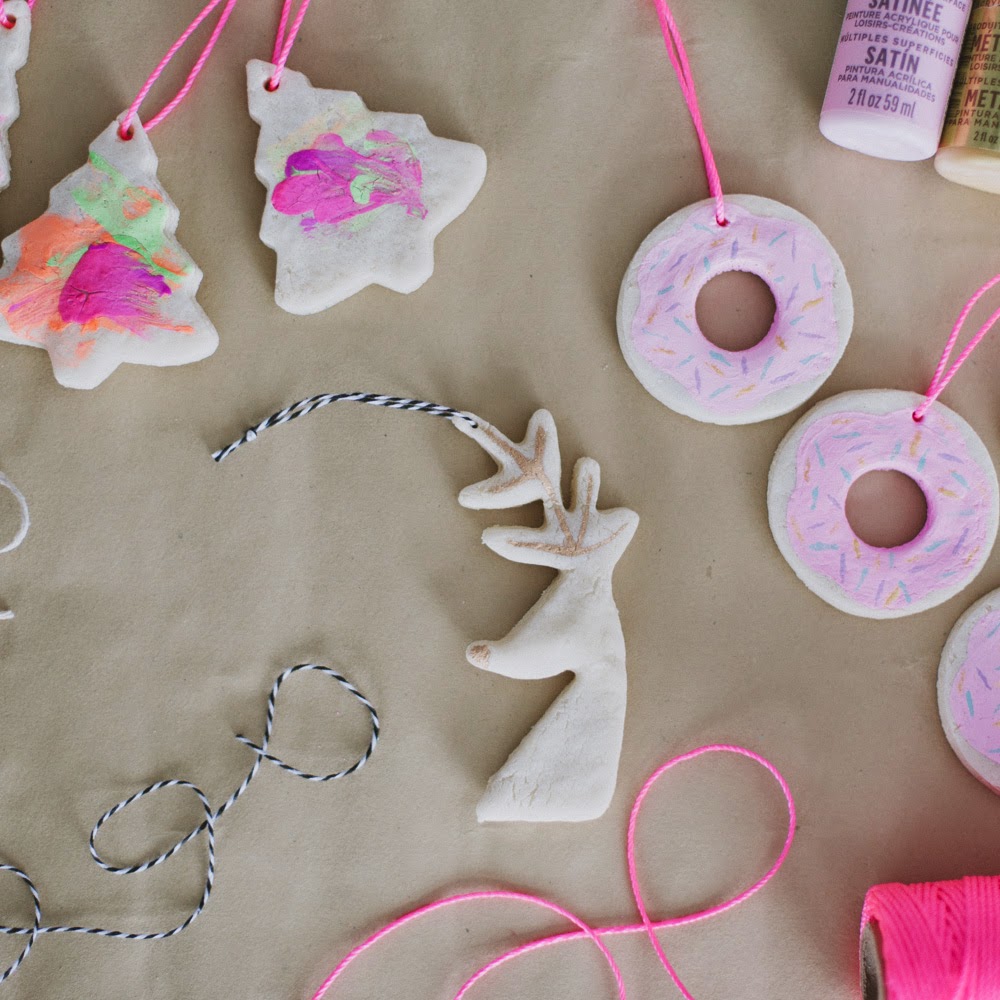 salt dough ornaments glitter & the girls