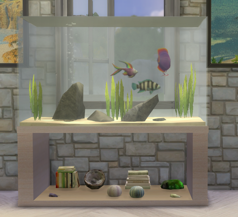 Sims 4 Fish Tank CC