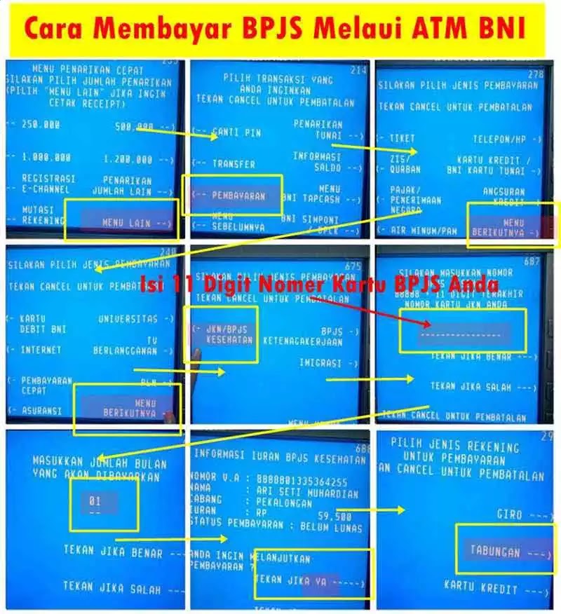 Cara Bayar Bpjs Kesehatan Melalui Atm U Trik Informasi Dunia Komputer<script async src=
