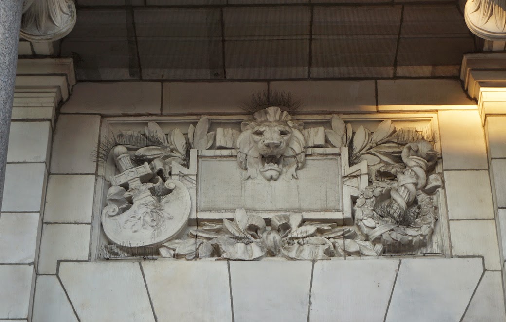 South Facade Relief 1 Left Side of Building