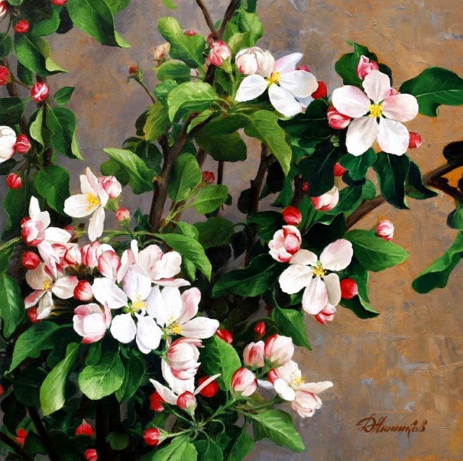  ◦˚ღ ســـجل حضــورك بــلوحه فنية ღ˚◦ 9-flower-paintings