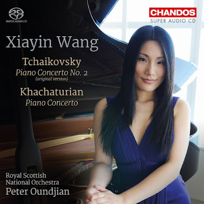 Xiayin Wang Tchaikovsky & Khachaturian: Piano Concertos Album Cover