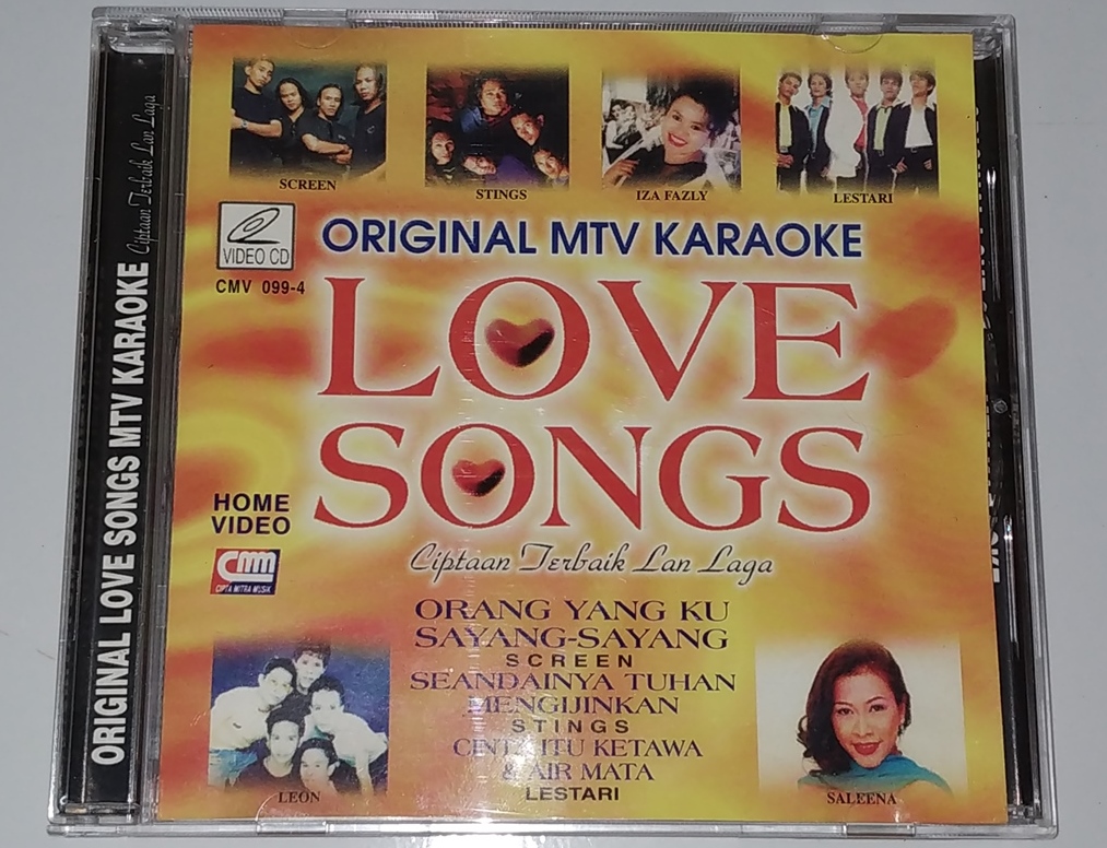 VCD Original MTV Karaoke Love Songs GUDANG MUSIK SHOP