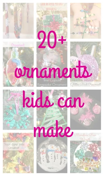20+ Easy Christmas Ornament Crafts for Kids to Make