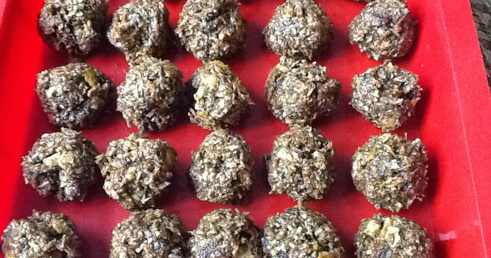 PinkVegan Molasses Coconut Oat Peanut Butter Balls (GF)