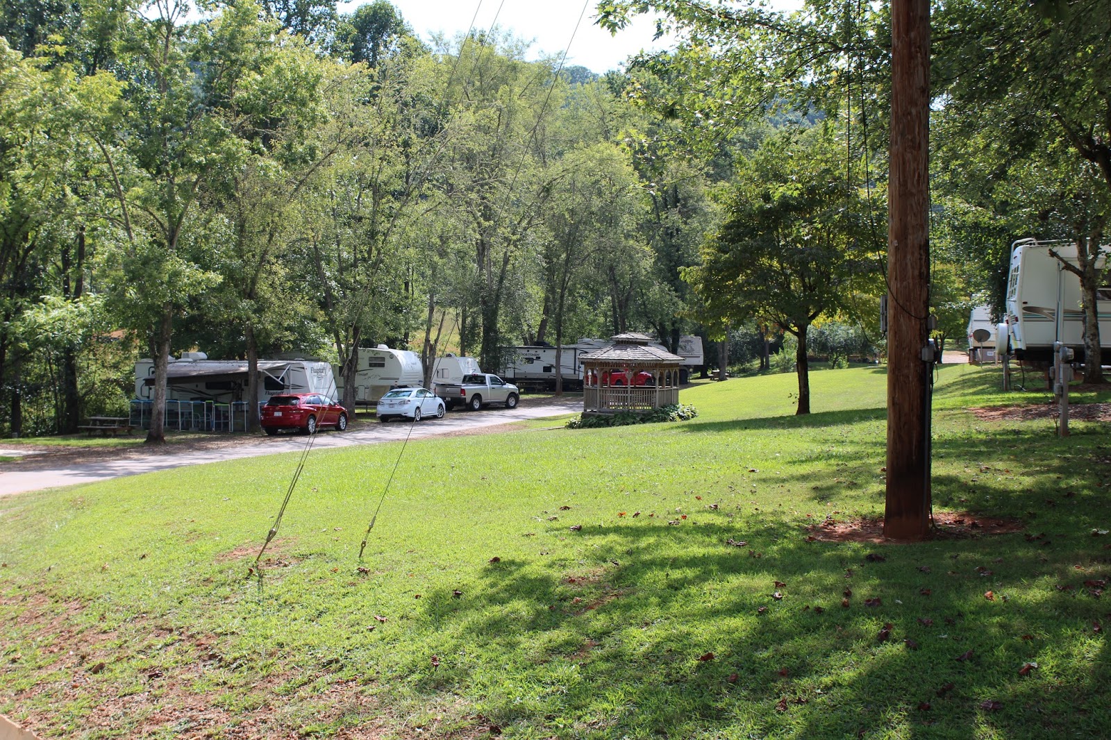 The Bowen Knot ⌘ Review Pines RV Park and Cabins in Franklin, North